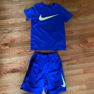 Dri Fit boys short outfit